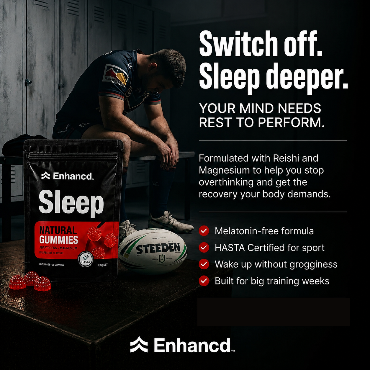 Footy player working full time