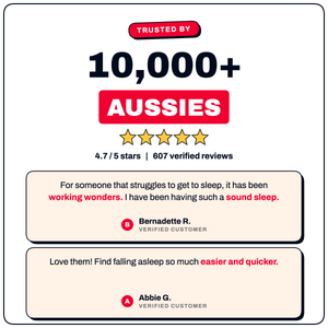 Trusted by 10,000+ Aussies. Enhancd Sleep Gummies rated 4.7 out of 5 stars from 607 verified reviews. Customer quotes from Bernadette R. and Abbie G.